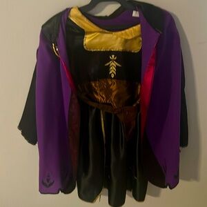Frozen 2 Girls Anna Classic Costume 4-6X with boots